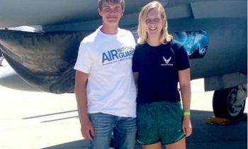 Kramer’s from Ellsworth Sworn in at Sioux Falls Air Show