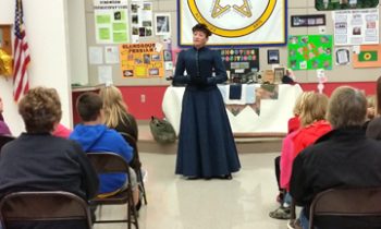 Crowd Enjoys Laura Ingalls Wilder